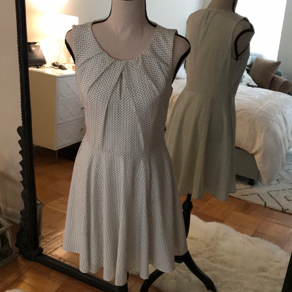Express Mini Heart Polka dot dress